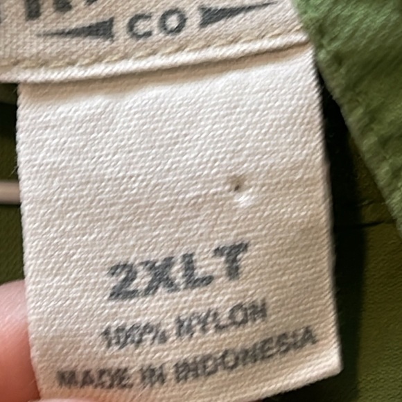 Duluth Trading Co Mens Green Short Sleeve Nylon Outdoor Hiking Shirt - Picture 5 of 8